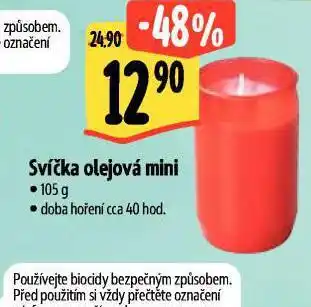 Albert Svíčka olejová mini nabídka
