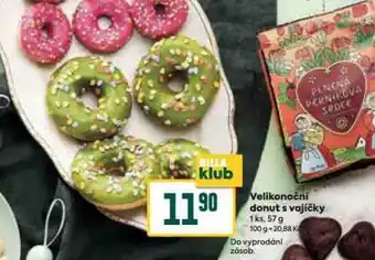 Billa Velikonoční donut s vajíčky nabídka