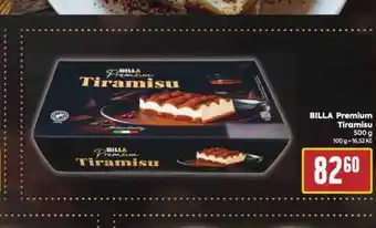 Billa Billa premium tiramisu nabídka