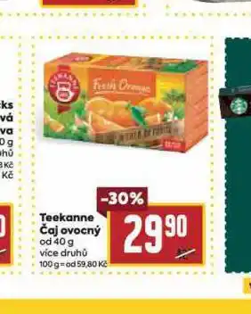 Billa Teekanne ovocný čaj nabídka