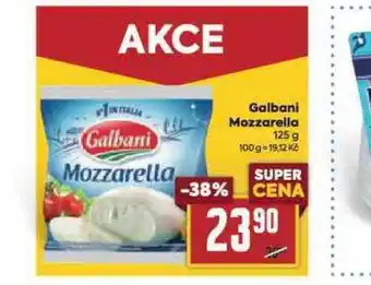 Billa Galbani mozzarella nabídka