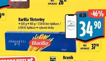 Albert Barilla těstoviny nabídka