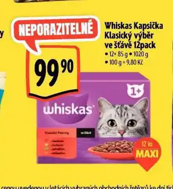 Albert Whiskas kapsičky pro kočky nabídka