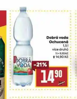 Billa Dobrá voda ochucená nabídka