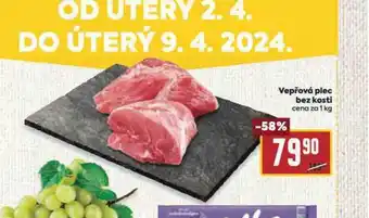 Billa Vepřová plec bez kosti nabídka