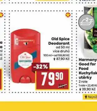 Billa Old spice deodorant nabídka