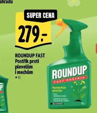 Albert Roundup fast postřik proti plevelům i mechům nabídka