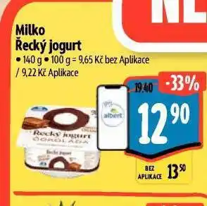Albert Milko řecký jogurt nabídka