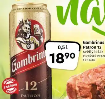 Coop Gambrinus Patron 12 0.5L nabídka