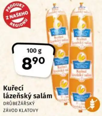 Coop Kuřecí lázeňský salám nabídka