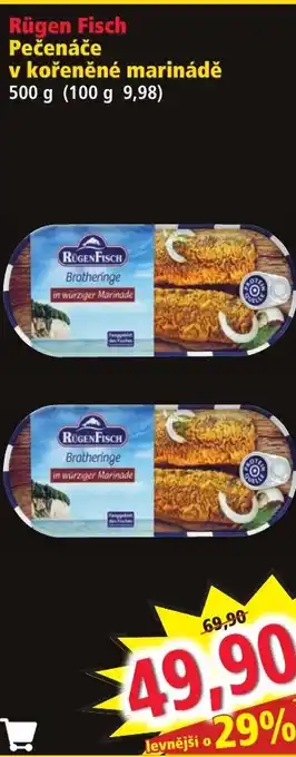 Norma Rügen Fisch Pečenáče v kořeněné marinádě nabídka