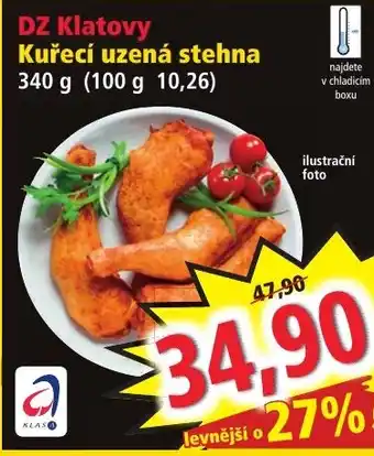 Norma DZ Klatovy Kuřecí uzená stehna nabídka