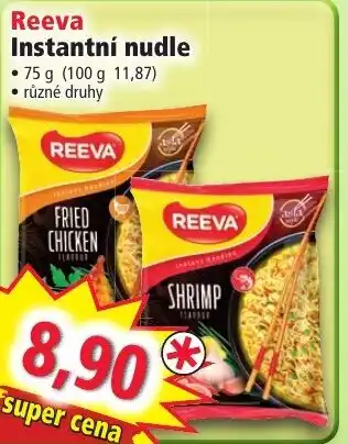 Norma Reeva Instantní nudle nabídka