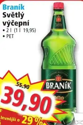 Norma Braník Světlý výčepní 2L nabídka