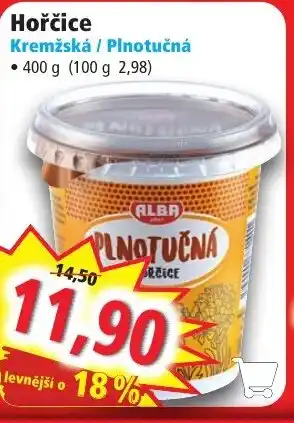 Norma Hořčice Kremžská / Plnotučná nabídka