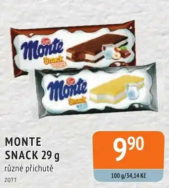 Coop hb MONTE SNACK 29 g nabídka