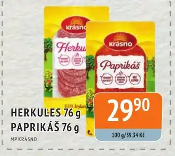 Coop hb HERKULES 76 g PAPRIKÁŠ 76 g nabídka