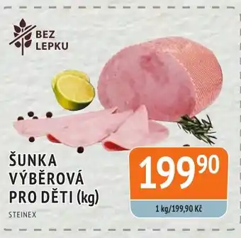 Coop hb ŠUNKA VÝBĚROVÁ PRO DĚTI (kg) nabídka