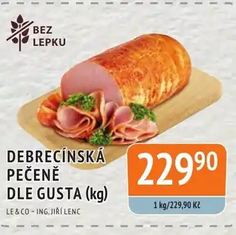 Coop hb DEBRECÍNSKÁ PEČENĚ DLE GUSTA (kg) nabídka