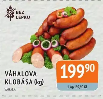 Coop hb VÁHALOVA KLOBÁSA (kg) nabídka