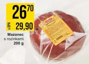 Jip Mazanec s rozinkami 200 g nabídka