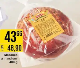 Mazanec s rozinkami a mandlemi 400 g