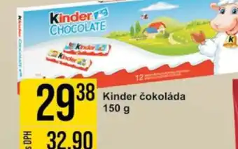 Jip Kinder čokoláda 150 g nabídka