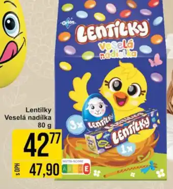 Jip Lentilky Veselá nadílka 80 g nabídka
