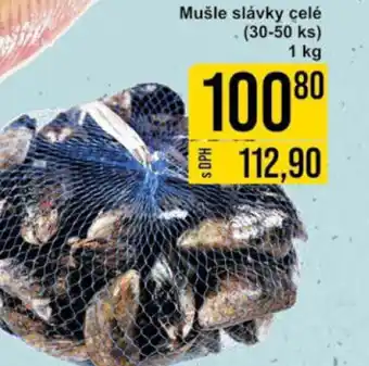 Jip Mušle slávky celé nabídka