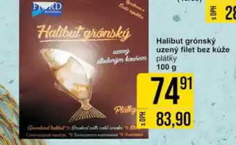 Jip Halibut grónský uzený filet bez kůže nabídka