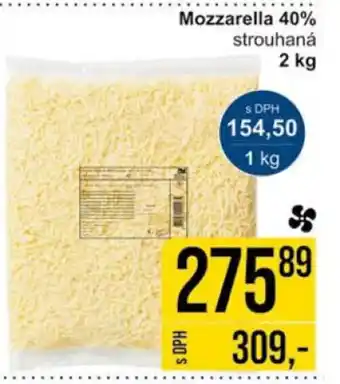 Jip Mozzarella 40% strouhaná 2 kg nabídka