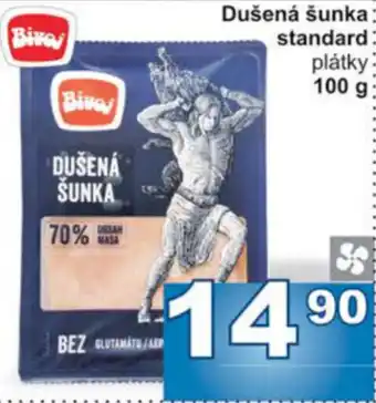 Jip Dušená šunka standard platky 100 g nabídka