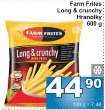 Jip Farm Frites Long & crunchy Hranolky 600 g nabídka