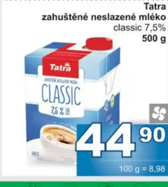 Jip Tatra zahuštěné neslazené mléko nabídka