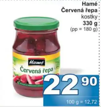 Jip Hame Červená řepa kostky 330 g nabídka