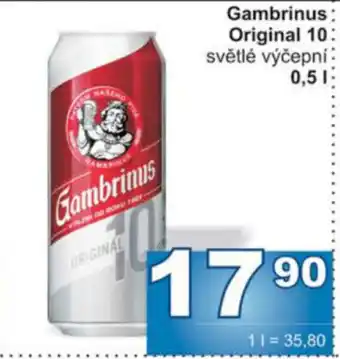 Jip Gambrinus Original 10 nabídka