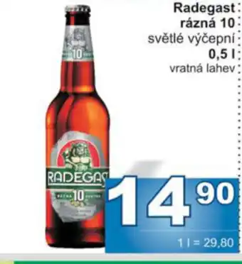 Jip Radegast rázná 10 nabídka