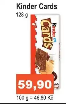 COOP DISKONT Kinder Cards nabídka
