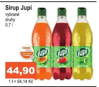 COOP DISKONT Sirup Jupí nabídka