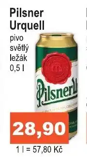 COOP DISKONT Pilsner Urquell nabídka