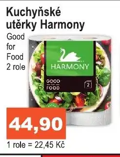 COOP DISKONT Kuchyňské utěrky Harmony nabídka