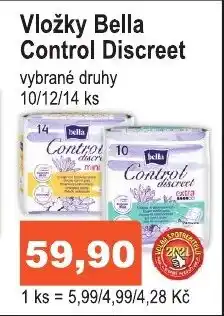 Vložky Bella Control Discreet