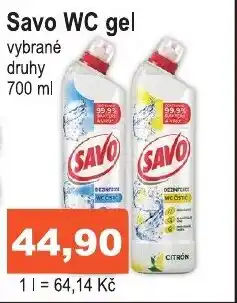 COOP DISKONT Savo WC gel nabídka