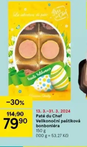 Tesco Pate du Chef Velikonoční paštiková bonboniéra nabídka