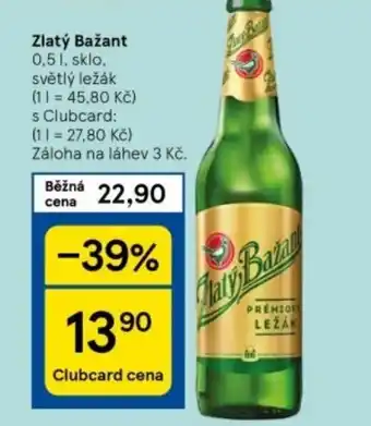 Tesco Zlatý Bažant nabídka