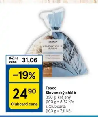 Tesco Tesco Slovenský chléb nabídka