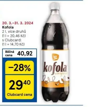 Tesco Kofola nabídka