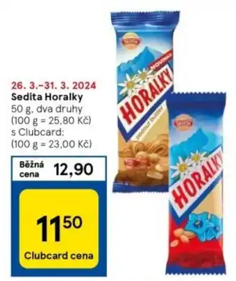 Tesco Sedita Horalky nabídka