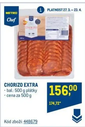 Makro CHORIZO EXTRA nabídka