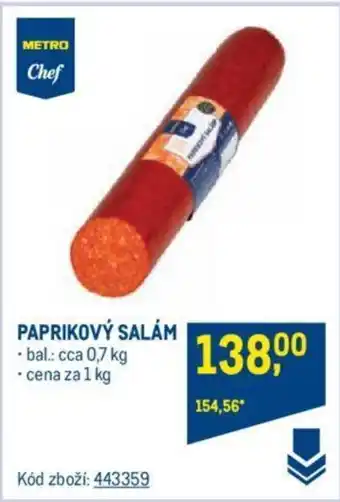 Makro PAPRIKOVÝ SALÁM nabídka